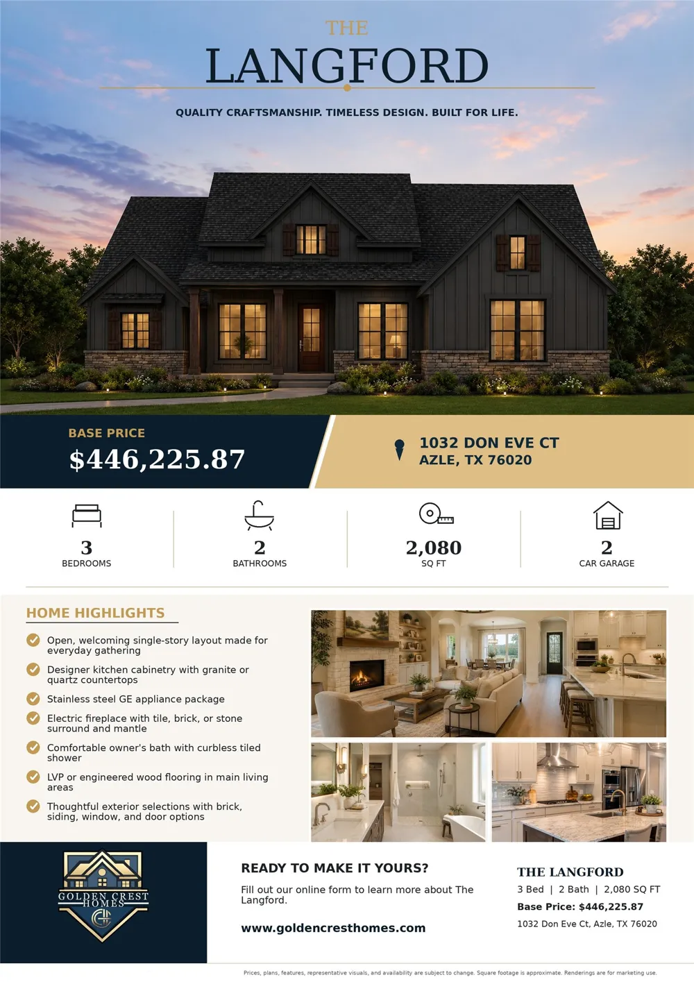 1032 Don Eve Court Azle, TX 76020