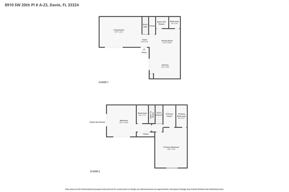 8910 SW 20th Place #A-23 Davie, FL 33324