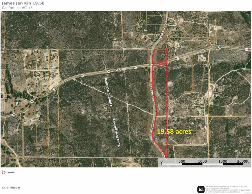 19 Tierra del Sol and Hwy 94 Boulevard, CA 91905