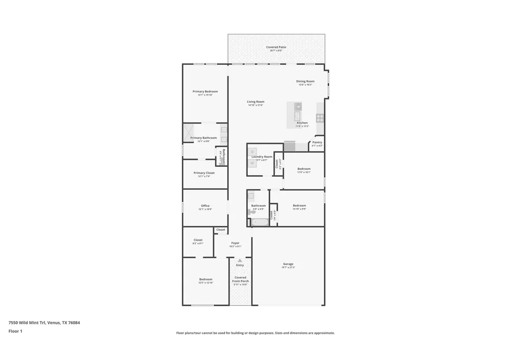 7550 Wild Mint Trail Venus, TX 76084