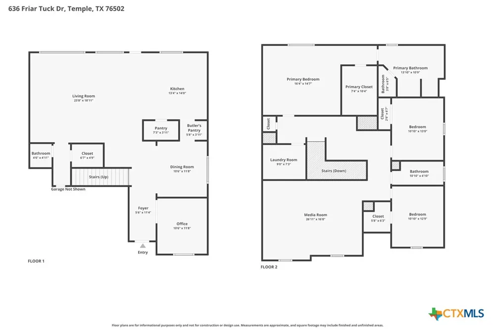 636 Friar Tuck Drive Temple, TX 76502