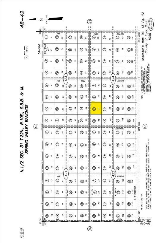 941 Ley Lane Tecopa, CA 92389