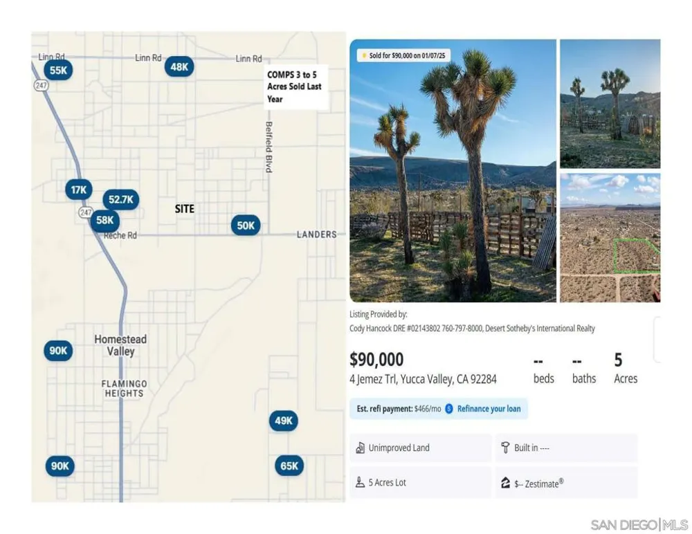 1260 Sage Landers, CA 92285
