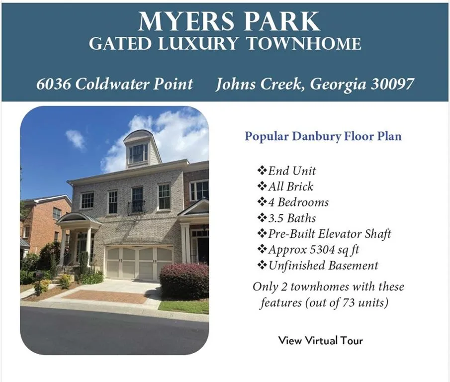 6036 Coldwater Point Johns Creek, GA 30097