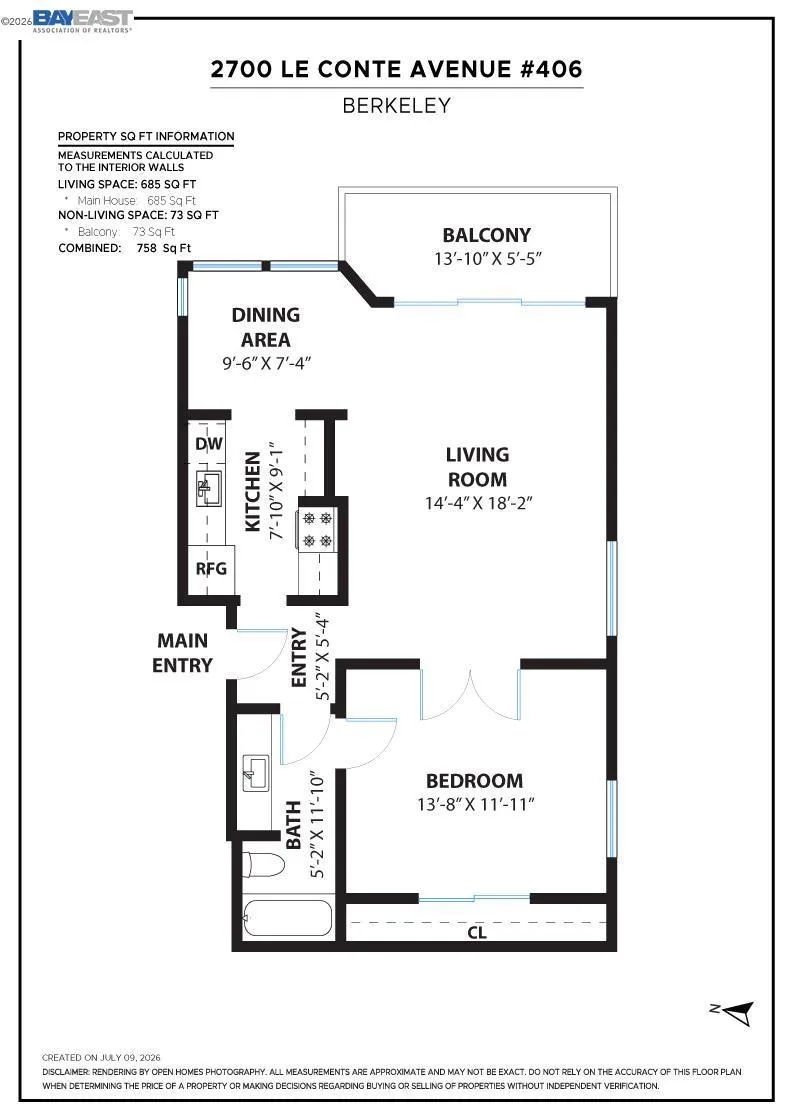 2700 Le Conte Ave #406 Berkeley, CA 94709