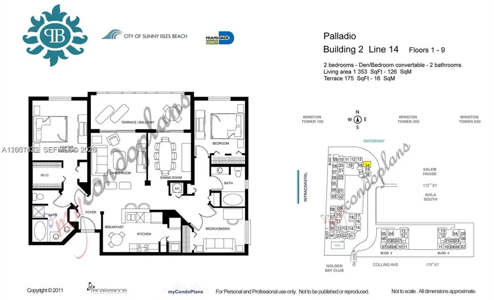 17150 Bay Rd #2814 Sunny Isles Beach, FL 33160