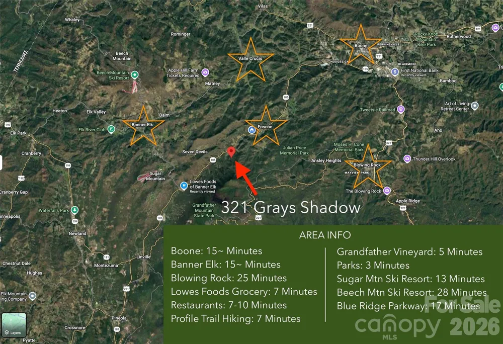 321 Grays Shadow Lane Banner Elk, NC 28604