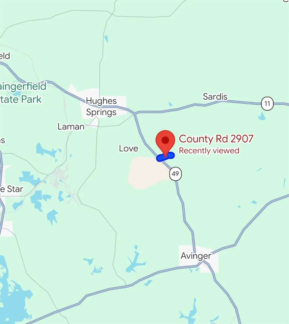 County Road 2907 Hughes Springs, TX 75656