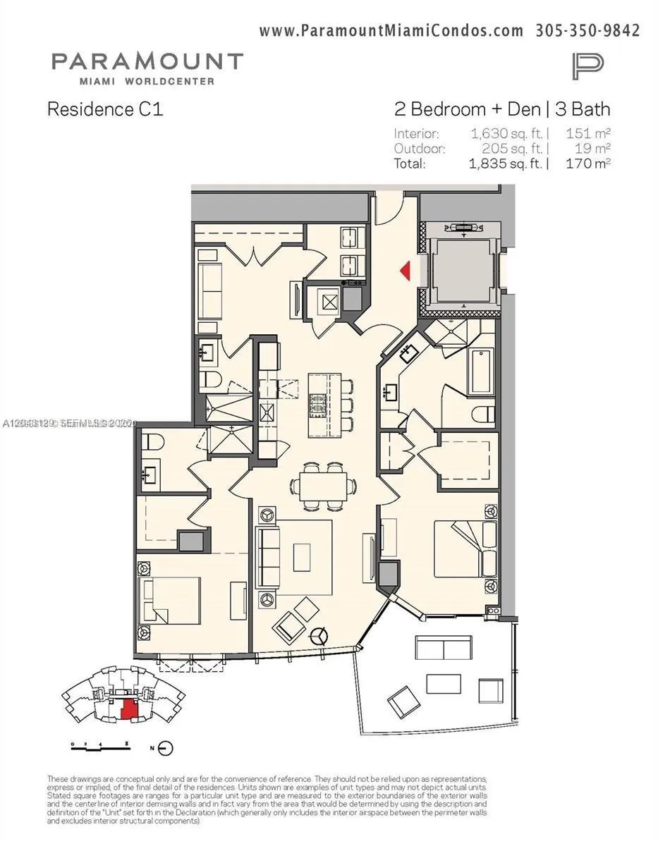 851 NE 1st Ave #3308 Miami, FL 33132