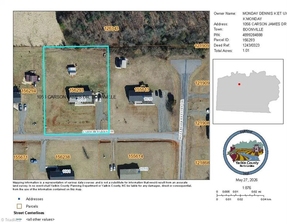 1056 Carson James Drive Boonville, NC 27011