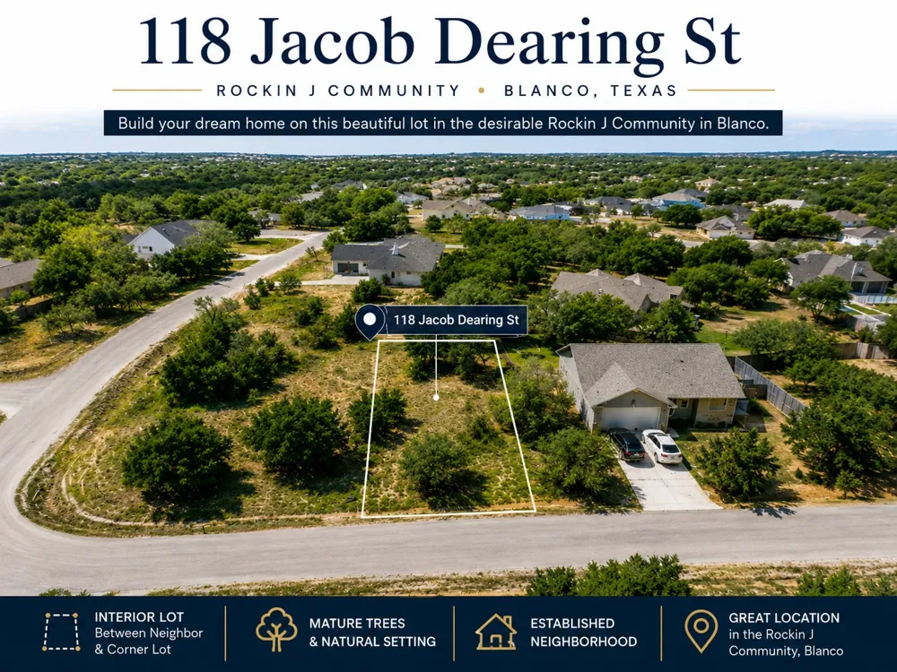 118 Jacob Dearing Street Blanco, TX 78606