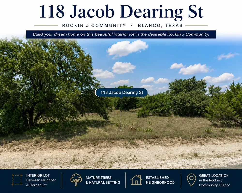 118 Jacob Dearing Street Blanco, TX 78606