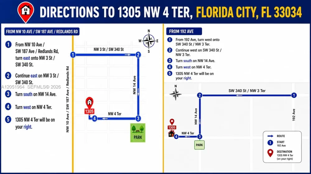 1305 NW 4th Ter Florida City, FL 33034
