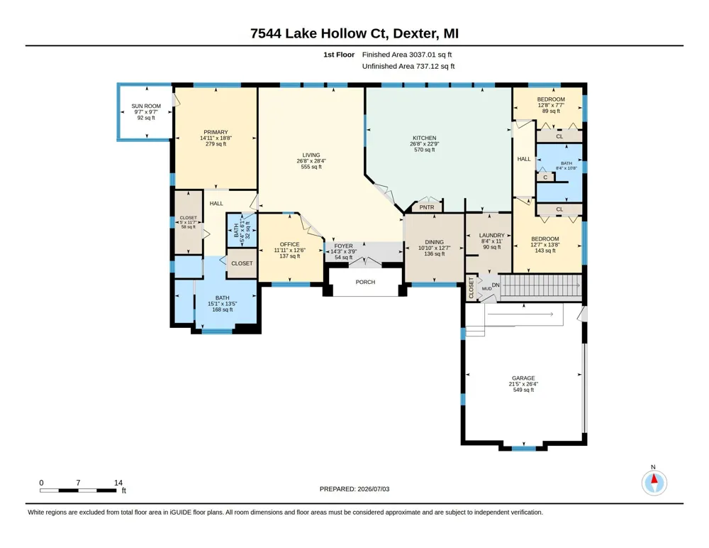 7544 Lake Hollow Court Dexter, MI 48130