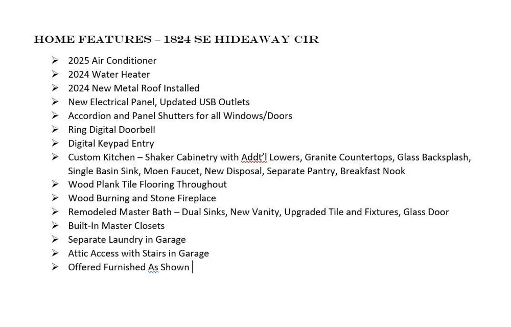 1824 SE Hideaway Circle #1824 Port St. Lucie, FL 34952