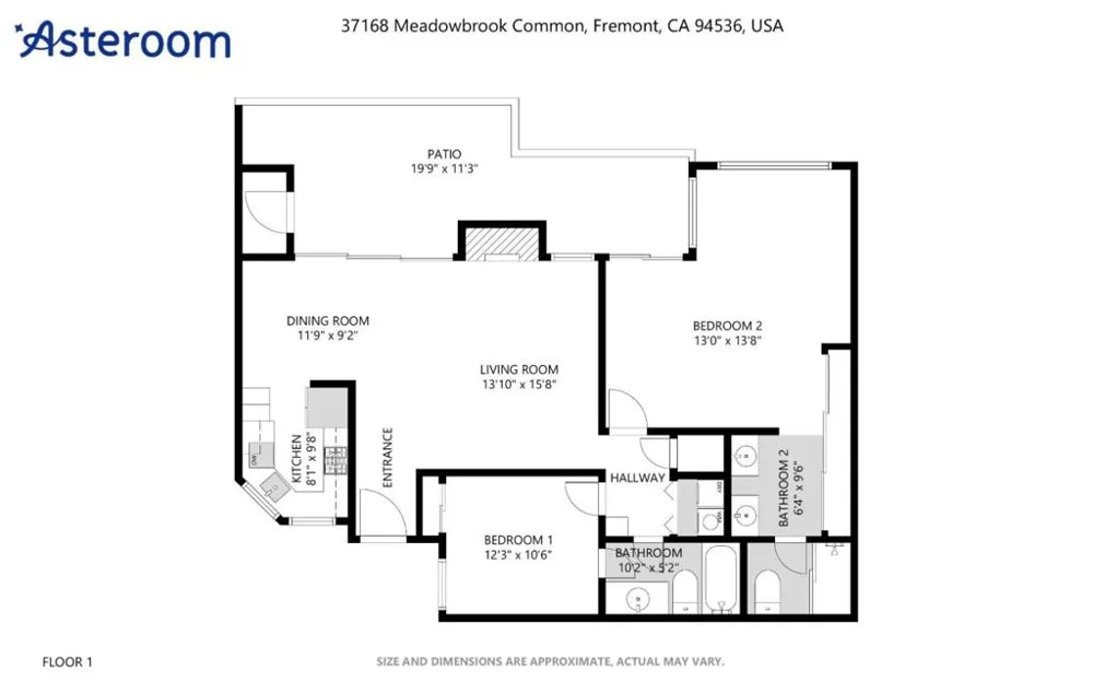 37168 Meadowbrook #105 Fremont, CA 94536