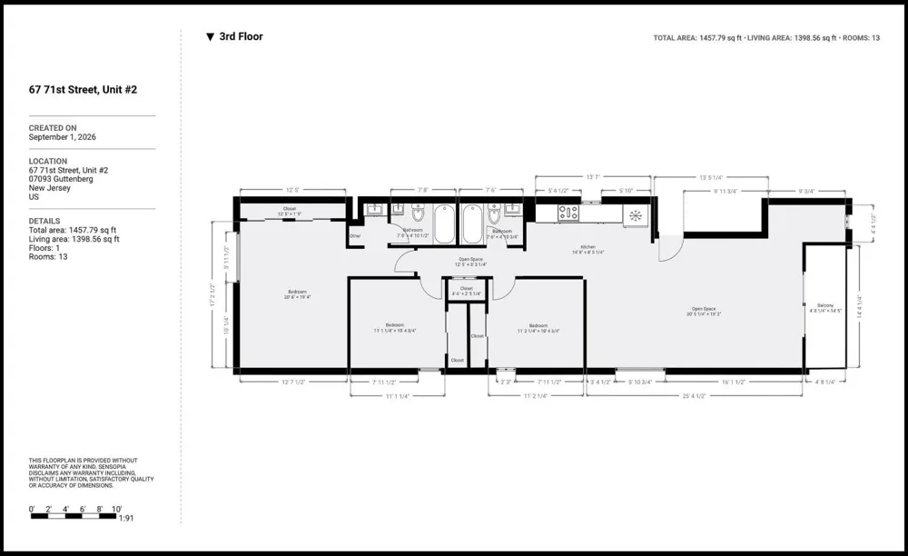 67 71 STREET #2 Guttenberg, NJ 07093