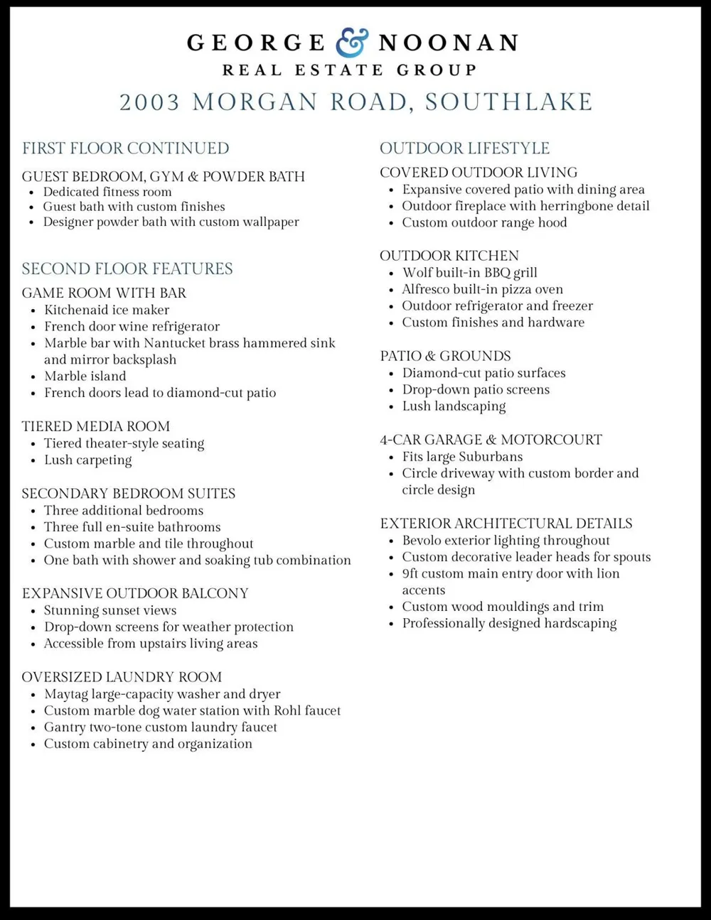 2003 Morgan Road Southlake, TX 76092