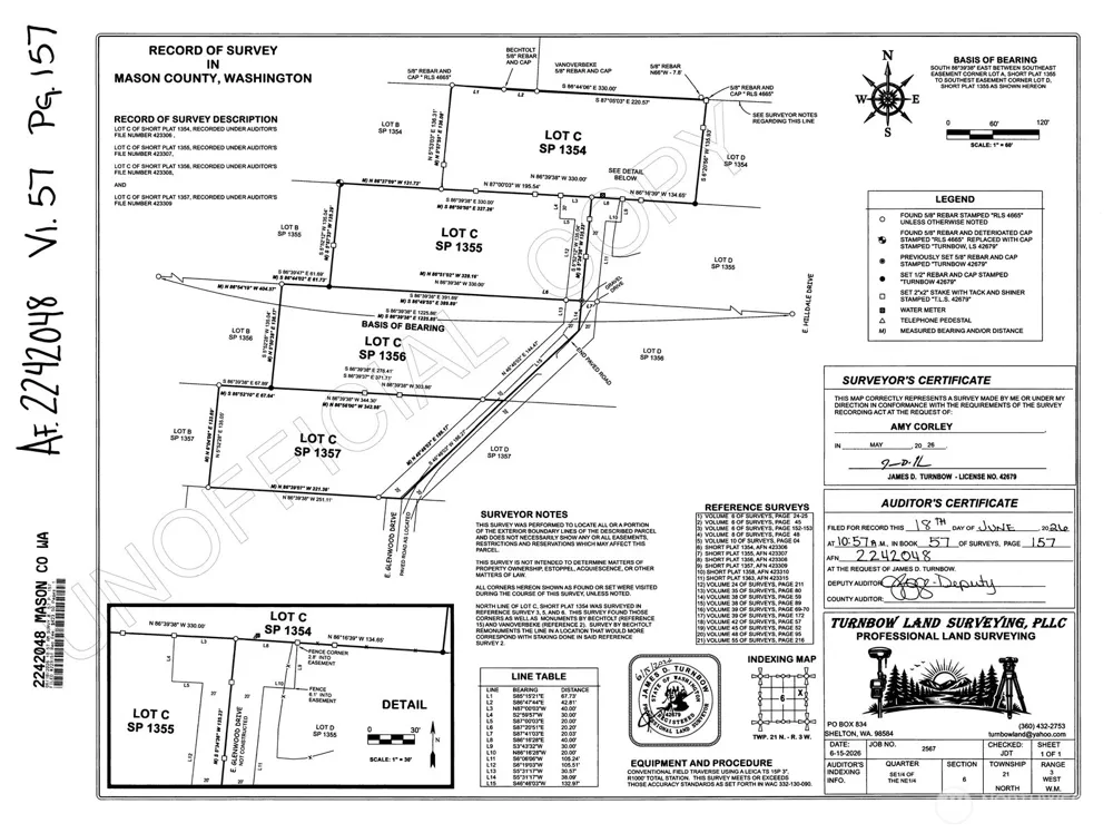 0 SP1355 E Glenwood Drive Union, WA 98592