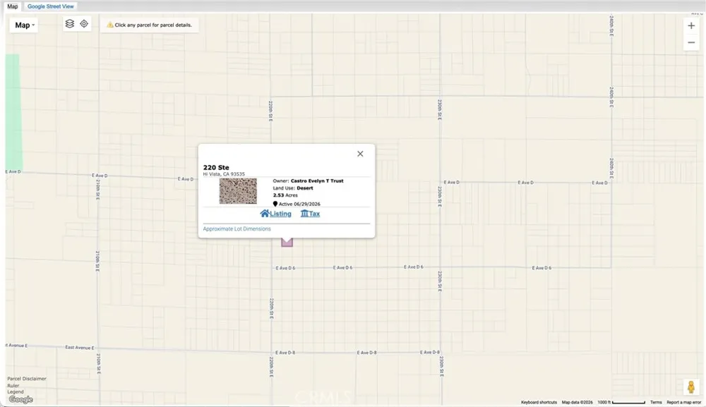 220 Ste Hi Vista, CA 93535