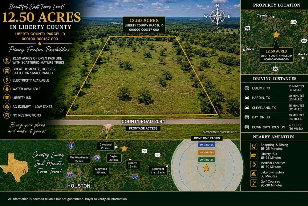 County Road 2094 Liberty, TX 77575