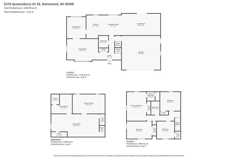 5316 Queensbury Drive SE Kentwood City, MI 49508