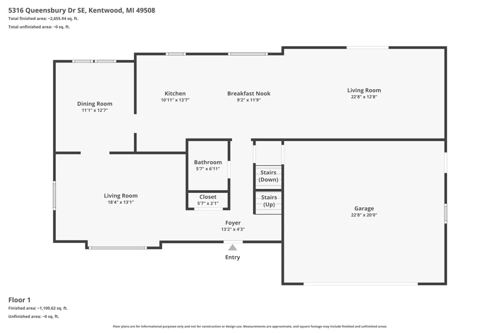 5316 Queensbury Drive SE Kentwood City, MI 49508