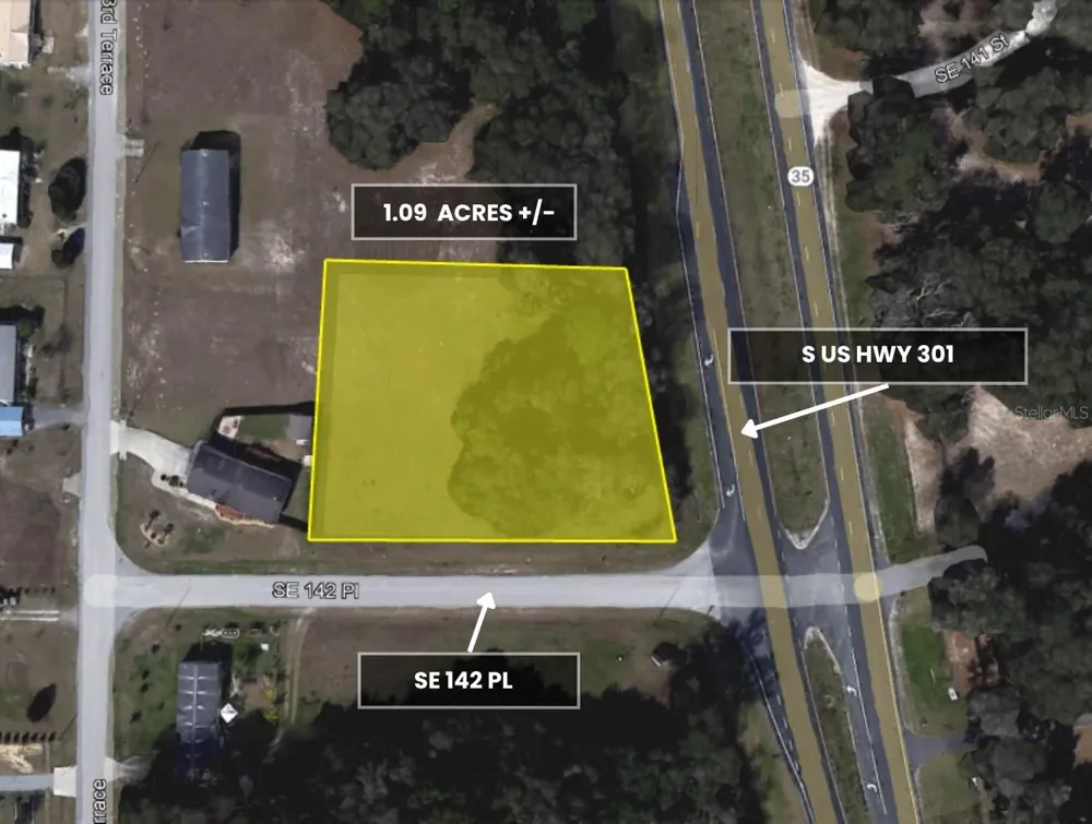 Corner SE 142ND PLACE & S US HWY-301 Summerfield, FL 34491