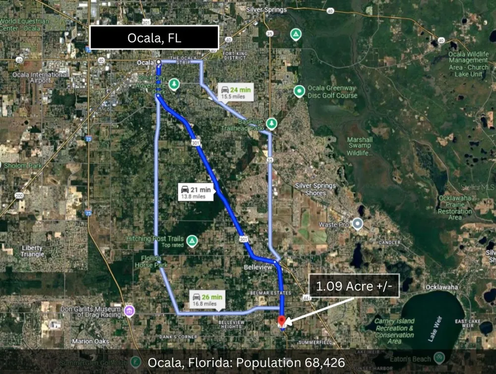 Corner SE 142ND PLACE & S US HWY-301 Summerfield, FL 34491
