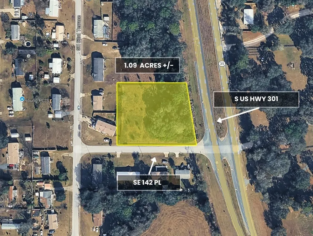 Corner SE 142ND PLACE & S US HWY-301 Summerfield, FL 34491