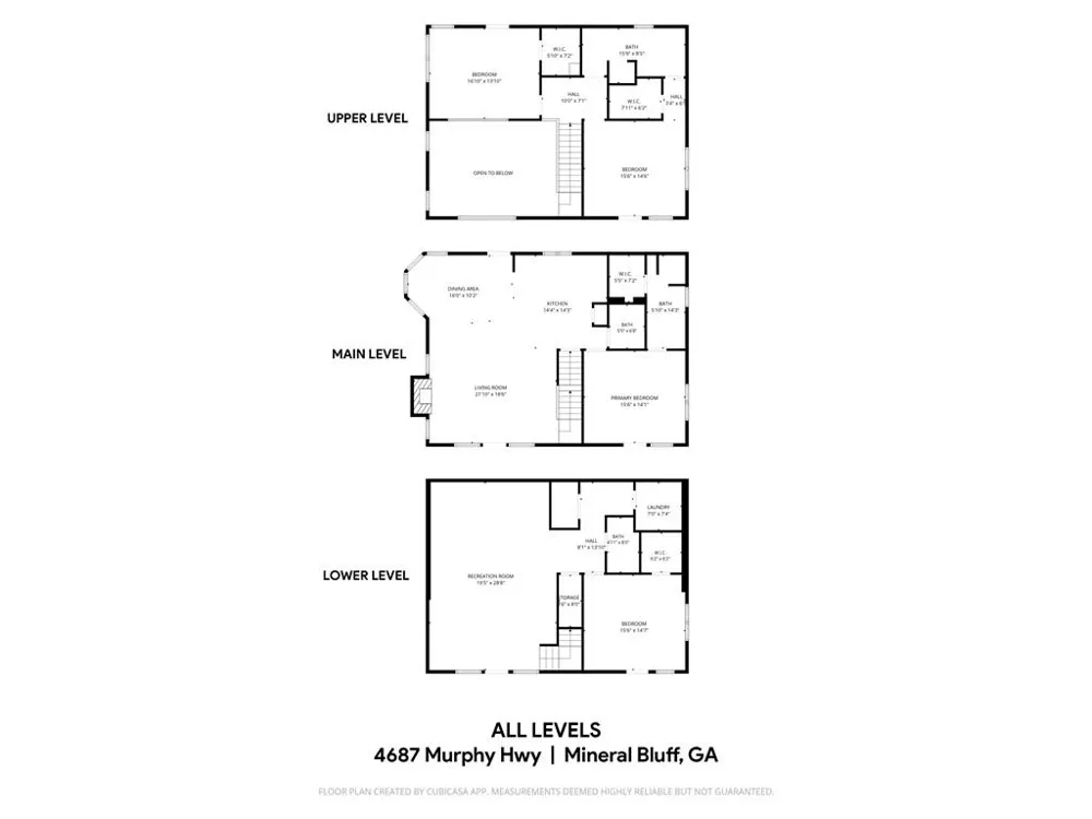 4687 Murphy Highway Mineral Bluff, GA 30559