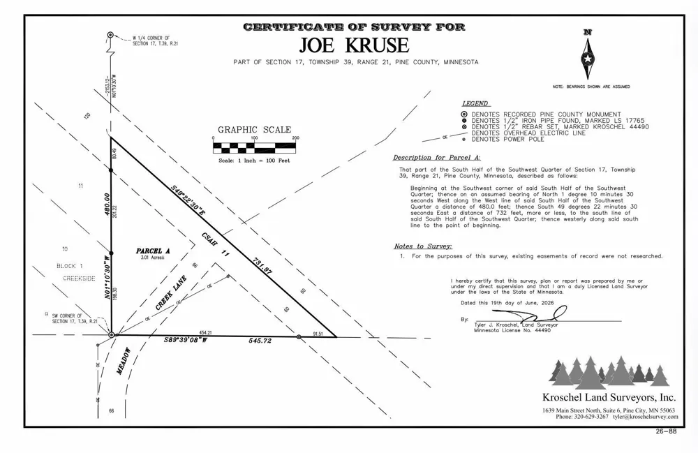 TBD Meadow Creek Lane Pine City, MN 55063
