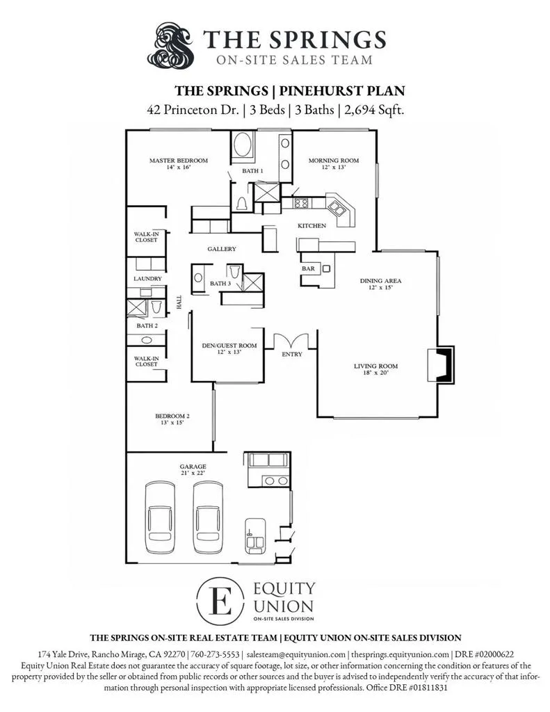 42 Princeton Drive Rancho Mirage, CA 92270