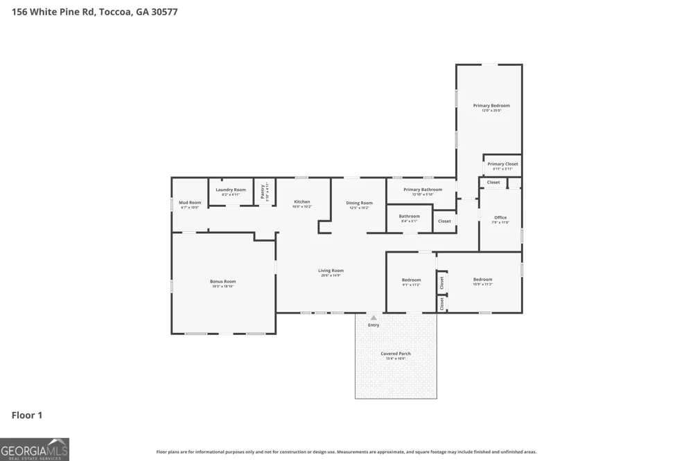 156 White Pine RD Toccoa, GA 30577