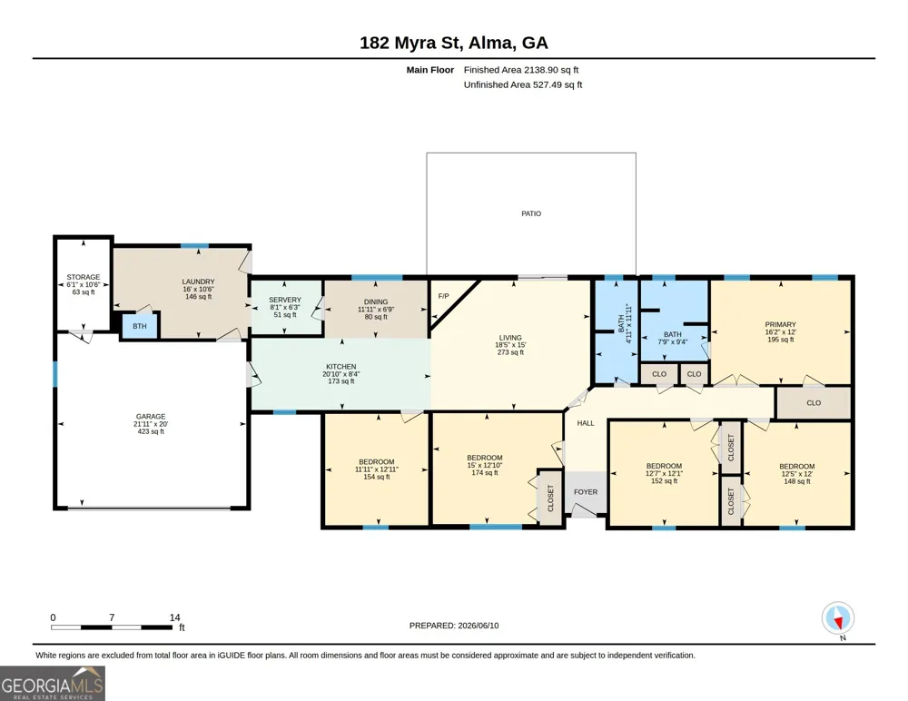 182 Myra ST Alma, GA 31510