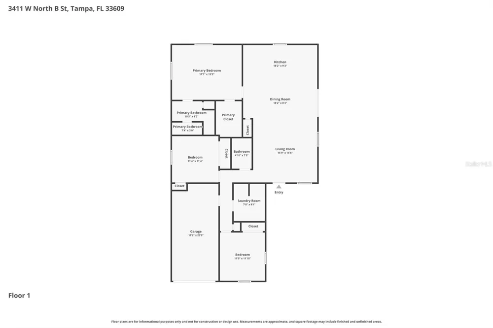 3411 W NORTH B STREET Tampa, FL 33609