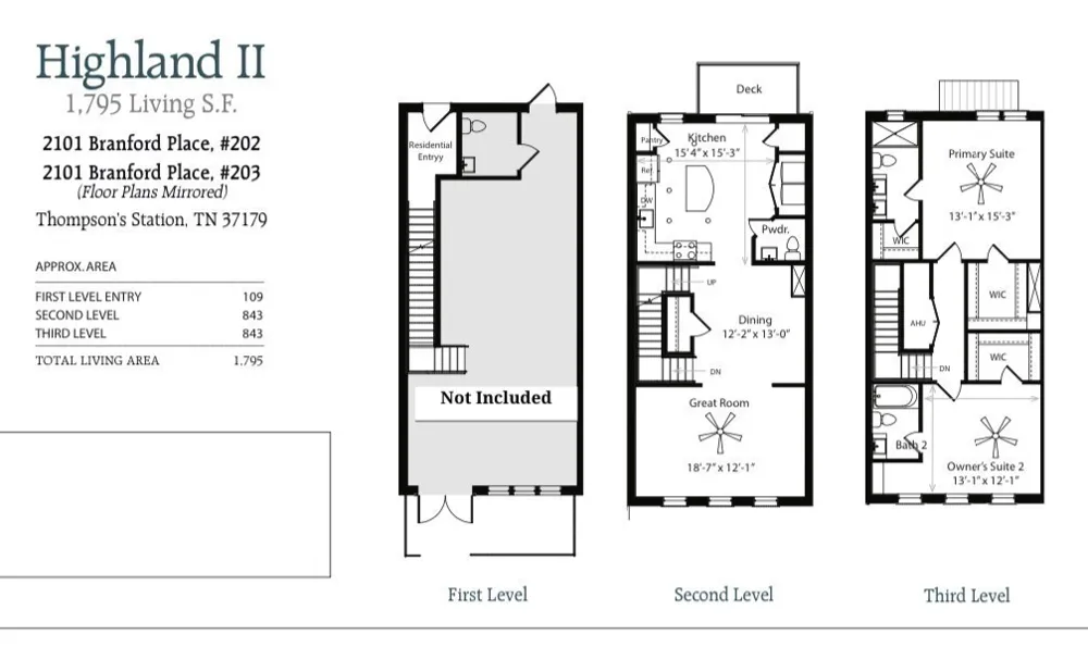 2101 Branford Pl #203 Thompsons Station, TN 37179
