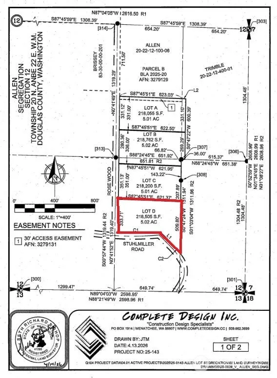 0 Lot D Rose Road Quincy, WA 98848