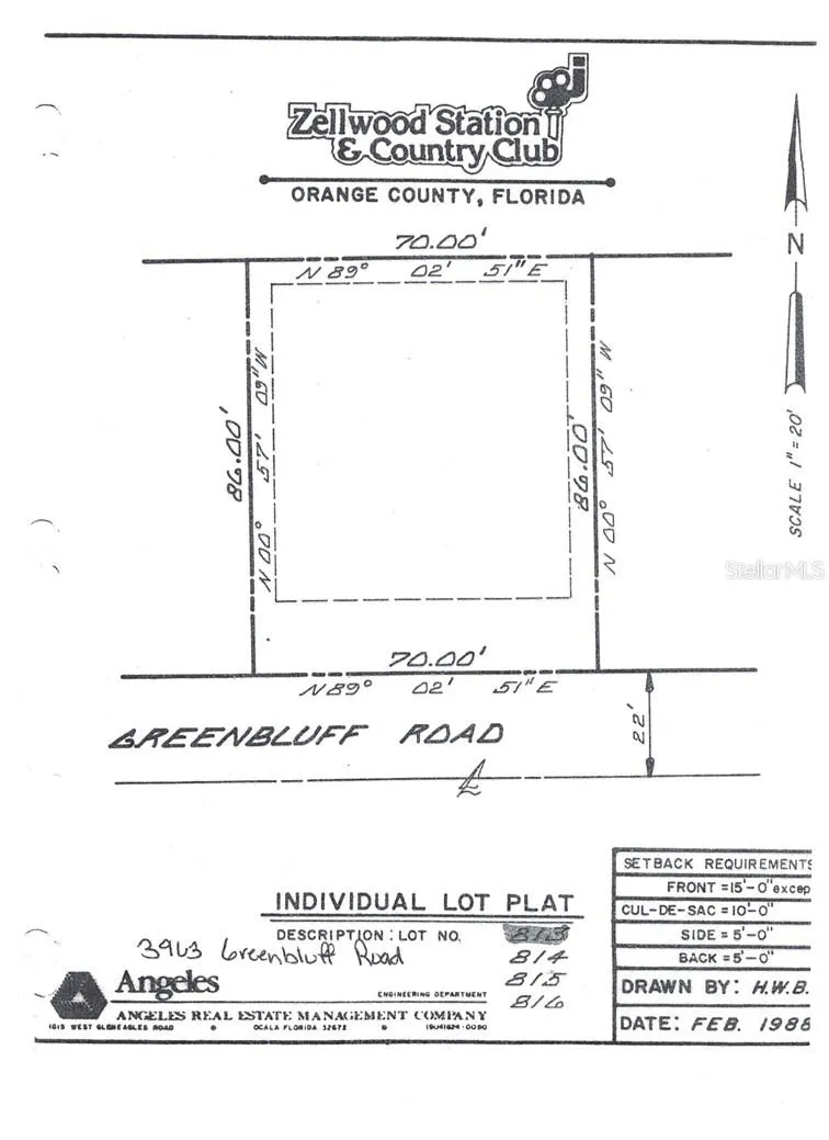 3963 GREENBLUFF ROAD #813 Zellwood, FL 32798