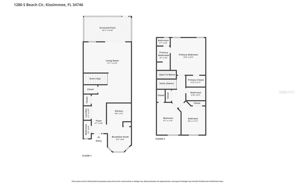 1280 S BEACH CIRCLE Kissimmee, FL 34746