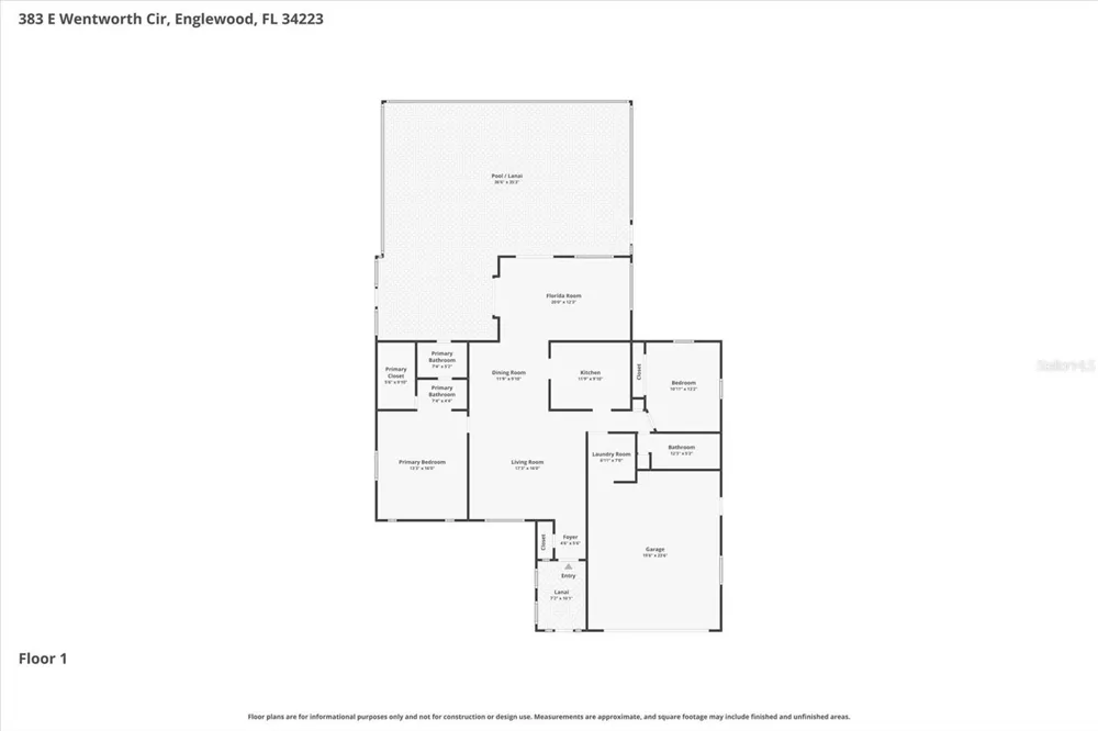 383 E WENTWORTH CIRCLE Englewood, FL 34223