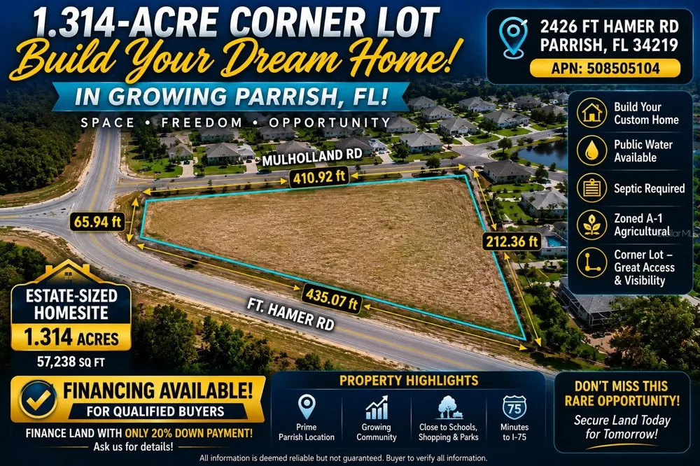 2426 FORT HAMER ROAD Parrish, FL 34219