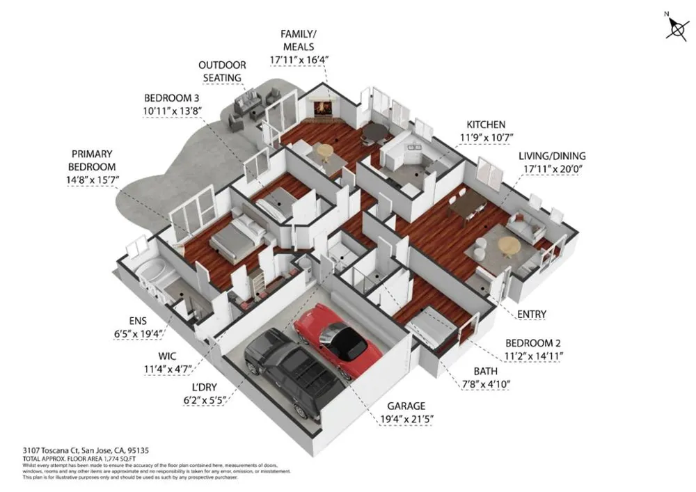 3107 Toscana Court San Jose, CA 95135
