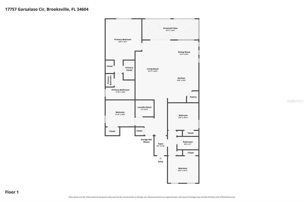 17757 GARSALASO CIRCLE Brooksville, FL 34604