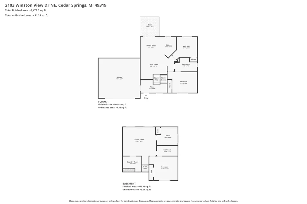 2103 Winston View Drive Cedar Springs, MI 49319