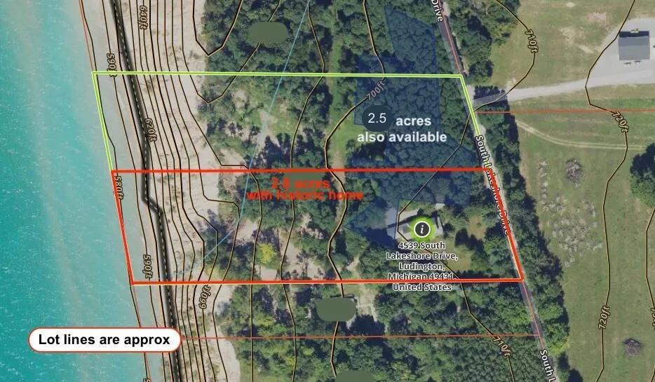 4539 S Lakeshore Drive #2.8 acres Ludington, MI 49431