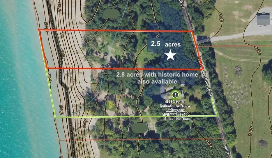 4539 S Lakeshore Drive #2.6 acres Vacant Land Ludington, MI 49431