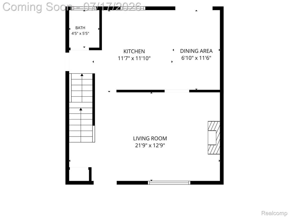20471 Hollywood Street Harper Woods City, MI 48225