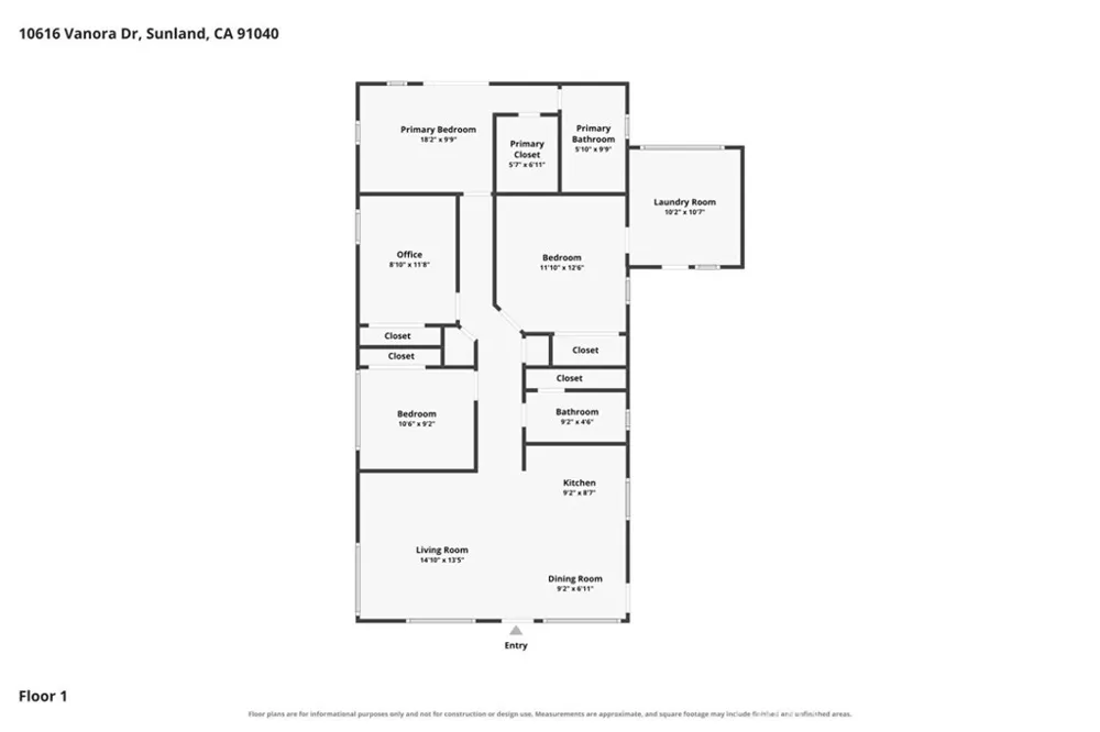 10616 Vanora Drive Sunland, CA 91040