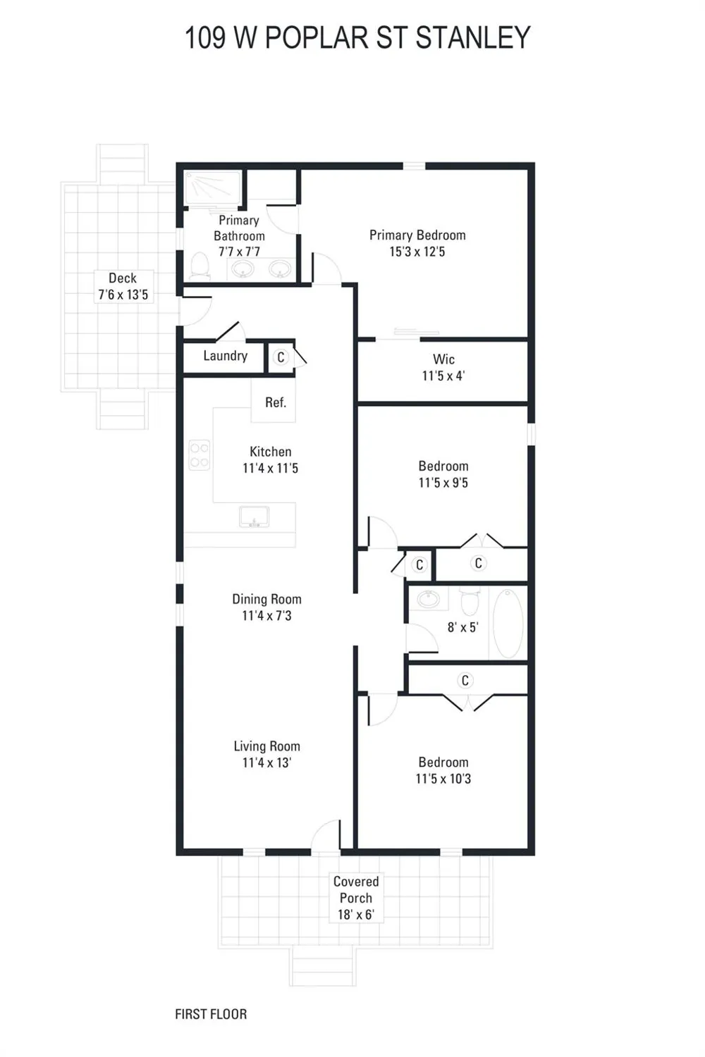 109 W Poplar Street W Stanley, NC 28164